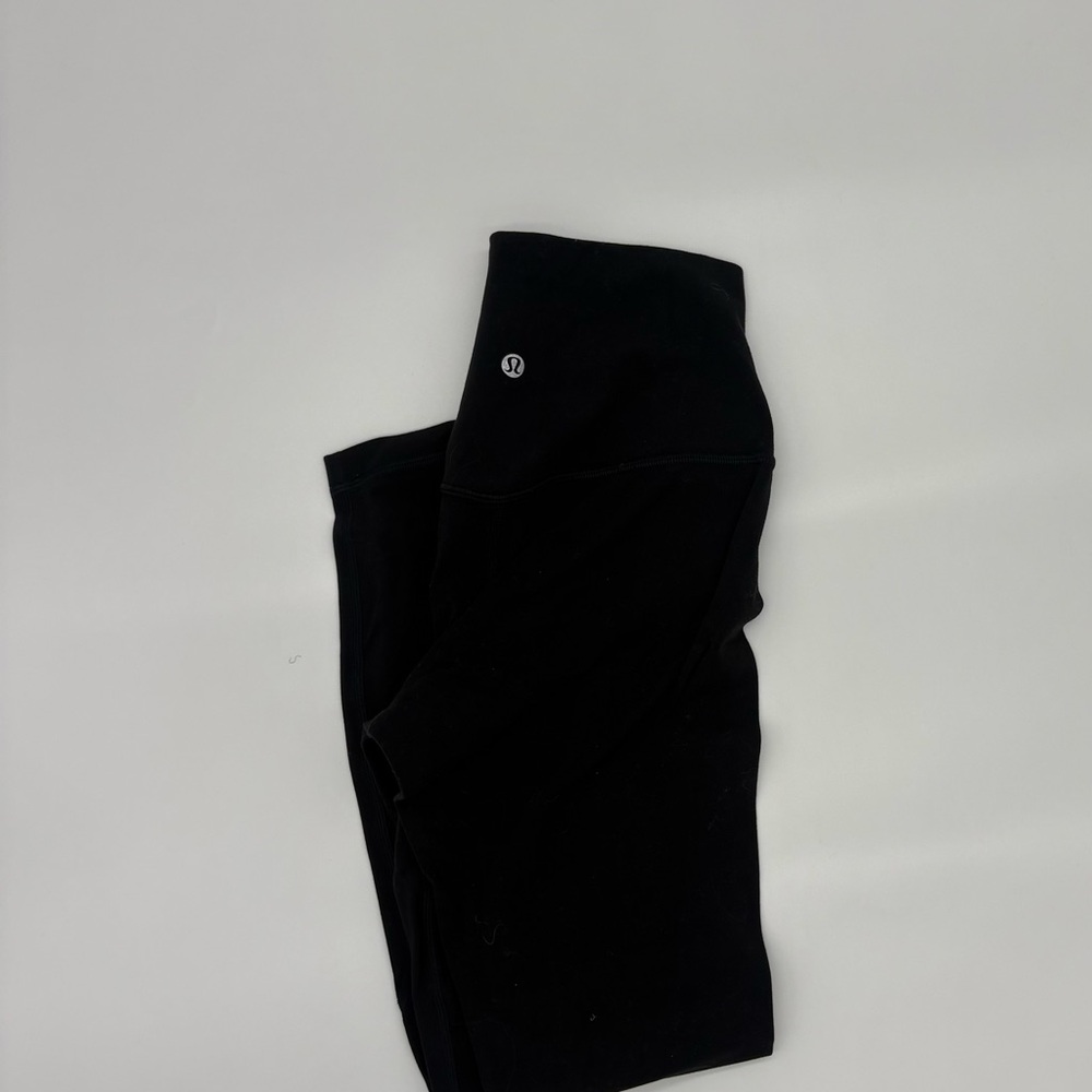 Lululemon Athletica black and camouflage Leggings